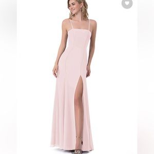 Azazie Bridesmaids Dress in Cosette Blushing Pink